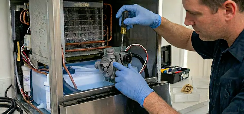 Commercial Ice Maker Water Pump Repair in Grafton