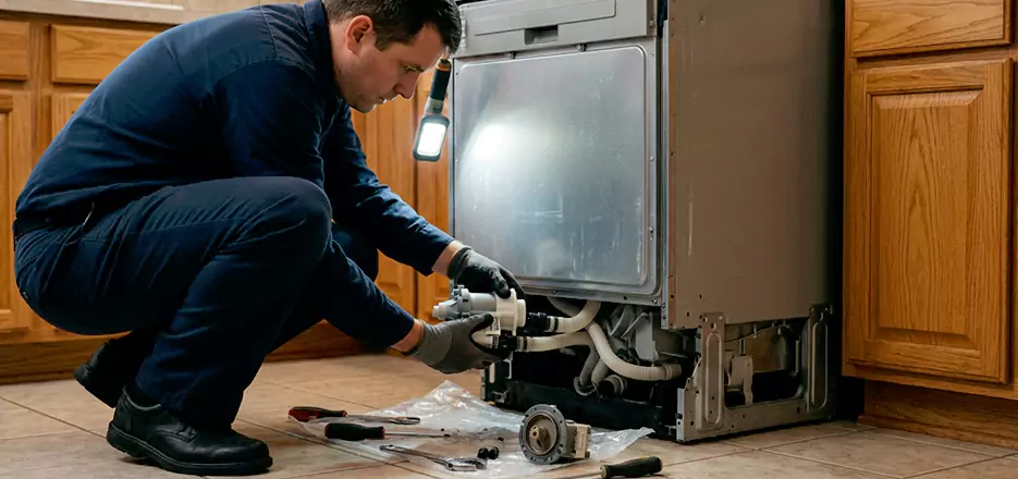 Dishwasher Drain Hose Repair in Grafton