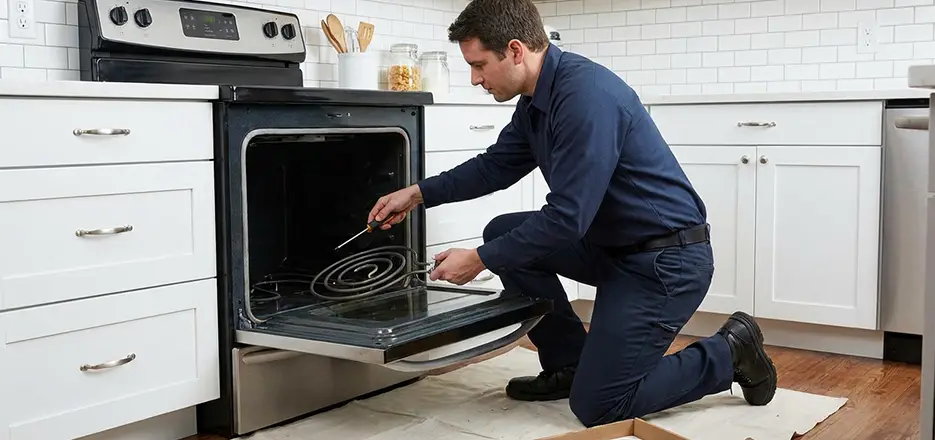Oven Lower Heating Element Replacement in Grafton